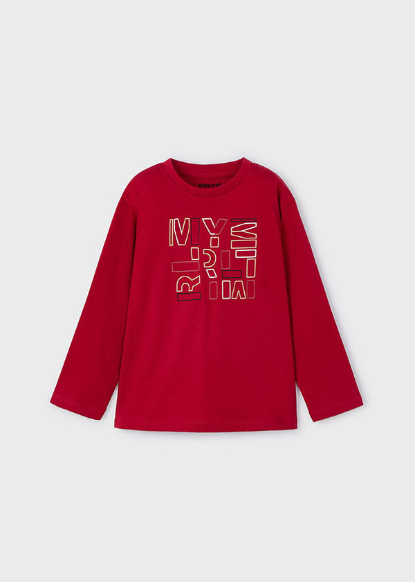 Camiseta Manga Larga MYRL Roja