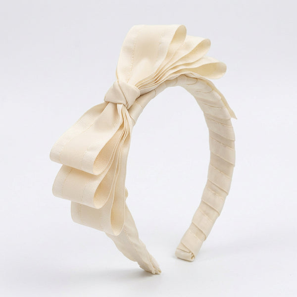 Cintillo de Organza Crema - Tienda Cristinita