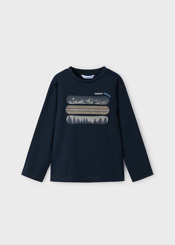Camiseta "Snowy Peaks" de Mayoral - Moda infantil europea
