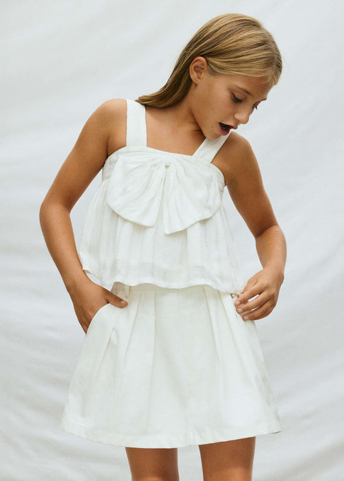 Falda Pantalón Blanca