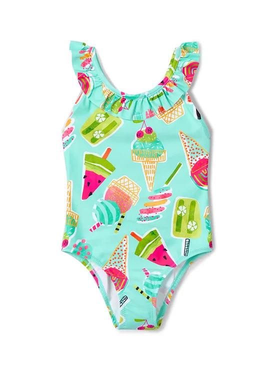 Traje de baño turquesa de Mayoral - Moda infantil europea