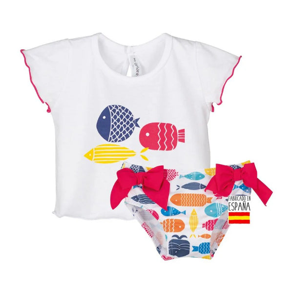 Bañador peces de Calamaro - Moda infantil europea