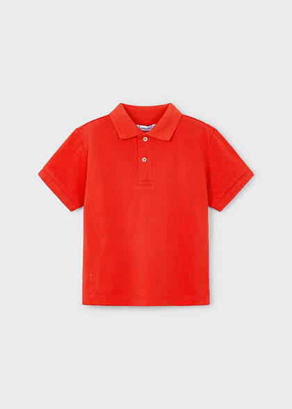 Polo Rojo Manga Corta