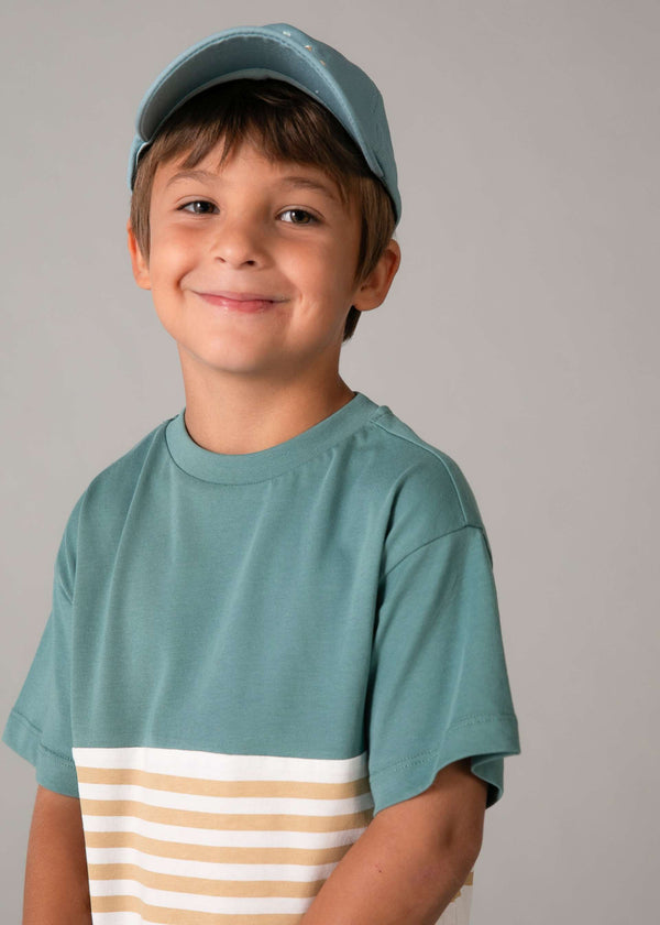 Camiseta Rayas Verde