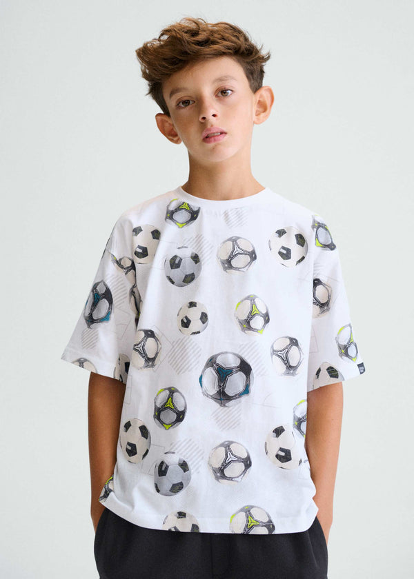 Camiseta futbol de Mayoral - Moda infantil europea