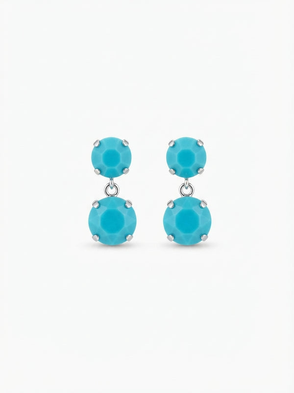 Aretes Dúo Turquesa de Cristinita