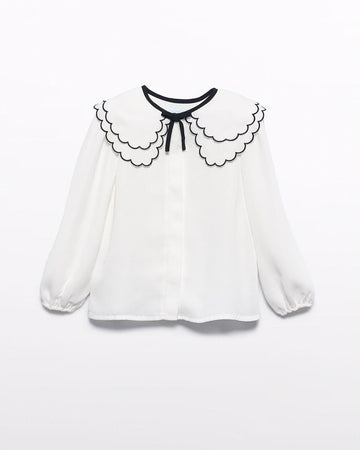 Blusa Blanca y Negra