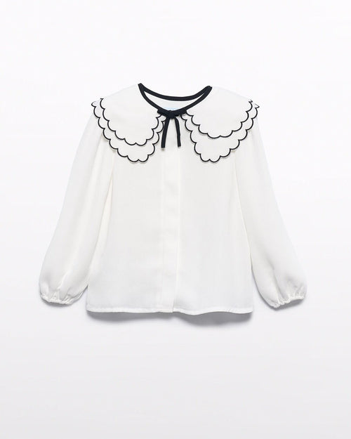 Blusa Blanca y Negra