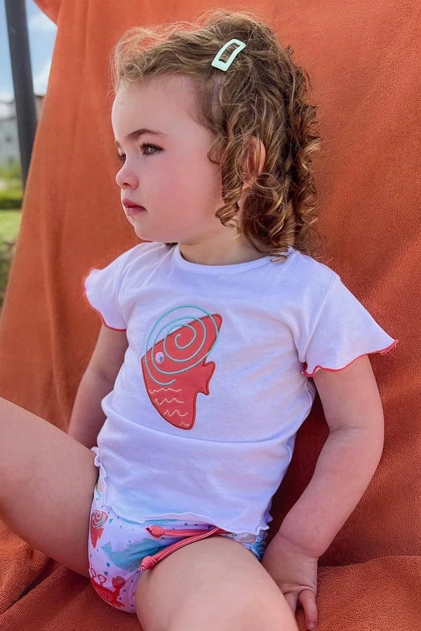 Bañador pez coral de Calamaro - Moda infantil europea