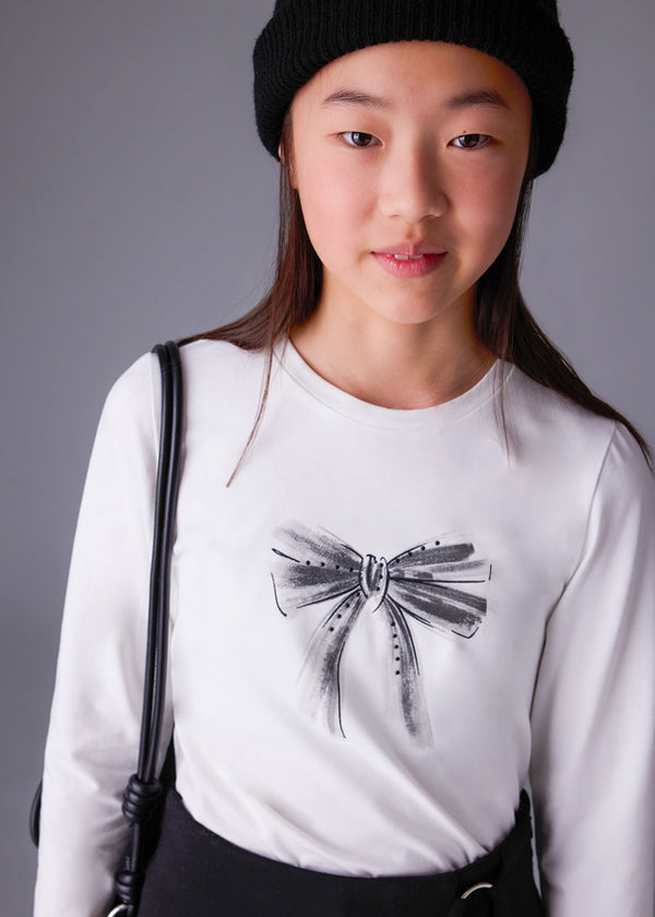 Camiseta lazo de Mayoral - Moda infantil europea