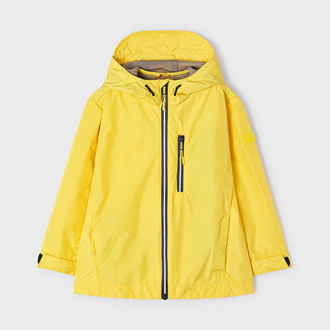 Chaqueta impermeable amarilla