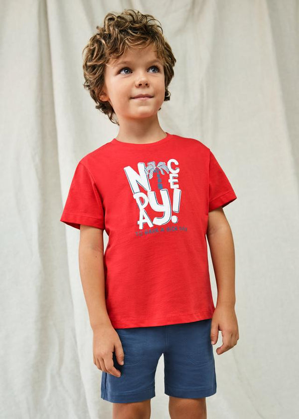 Camiseta Nice Day Rojo