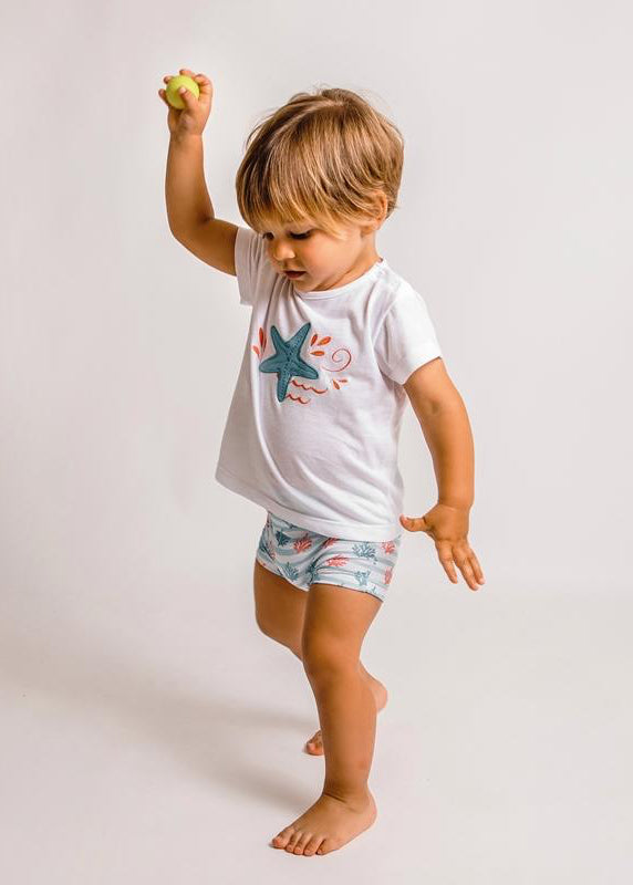 Bañador Estrella de mar de Calamaro - Moda infantil europea