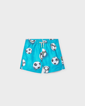 Traje de Baño Turquesa Fútbol