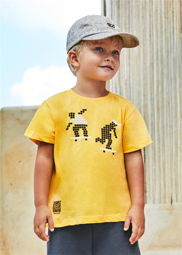 Camiseta Relieve Amarilla