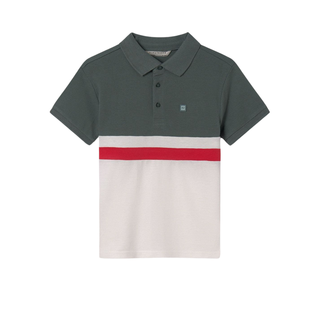 polo-verde-blanco oferta