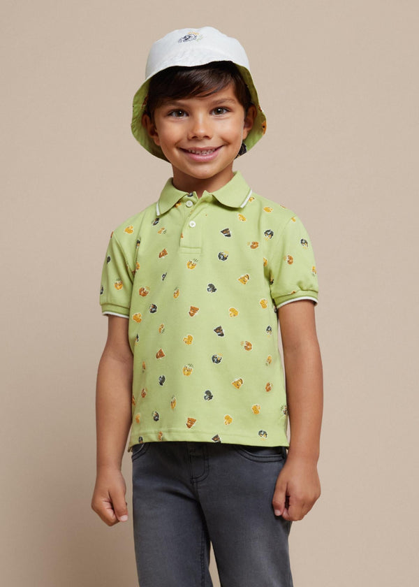 Polo Safari Verde de Mayoral - Moda infantil europea