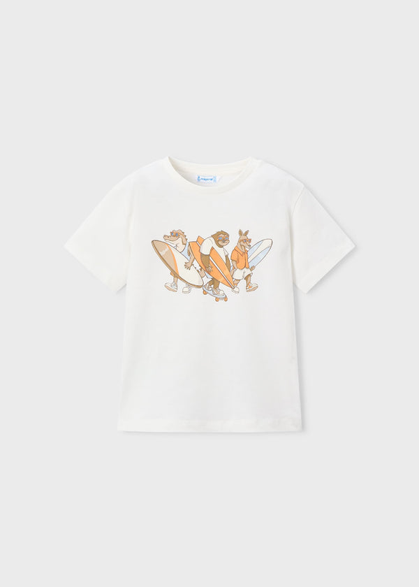 Camiseta Surfer Blanco