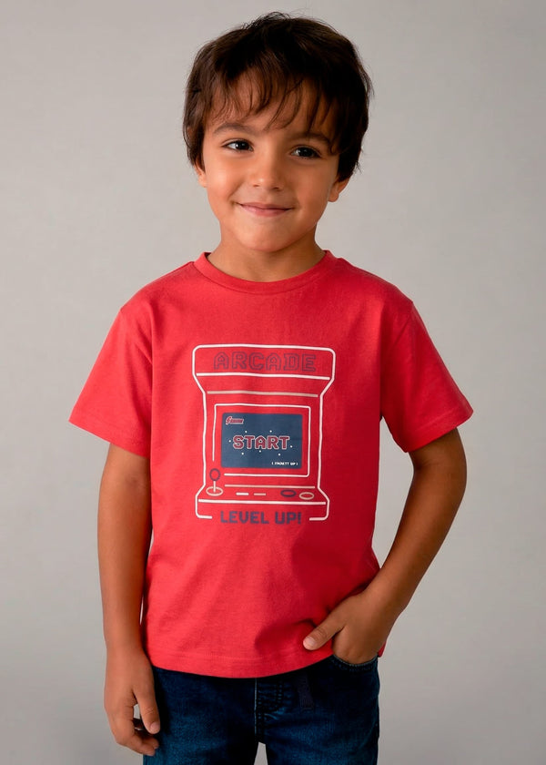 Camiseta Roja Arcade