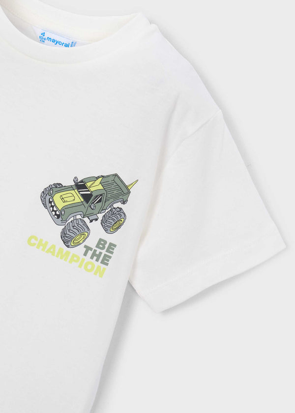Camiseta Be the Champion Blanca