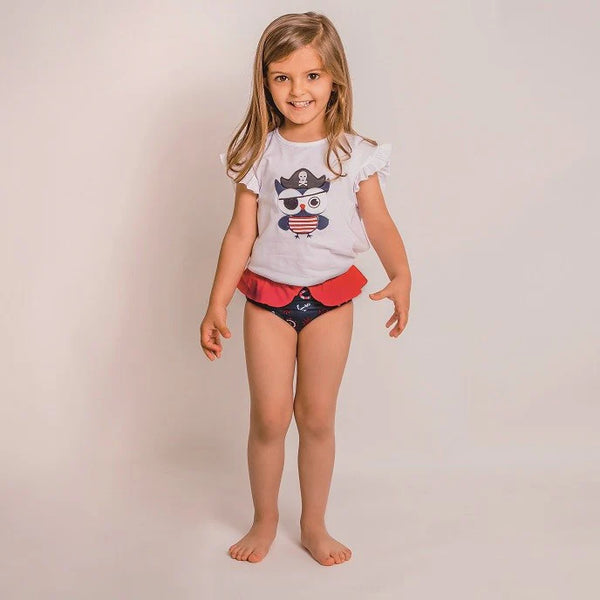 Bañador buho pirata de Calamaro - Moda infantil europea
