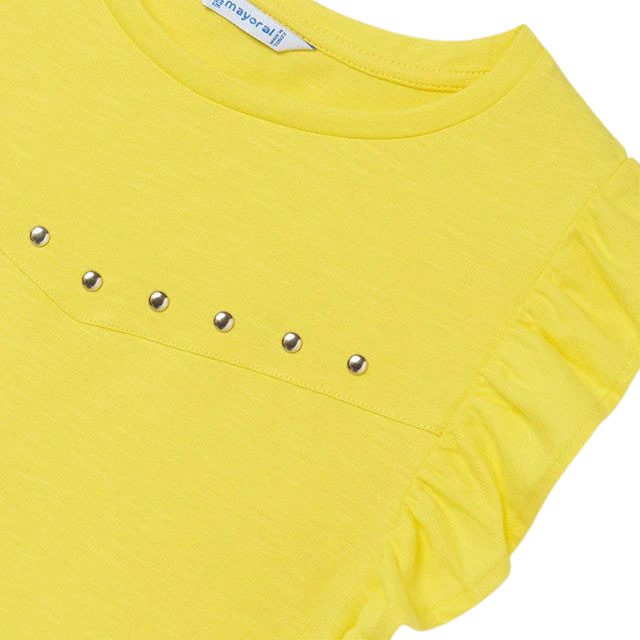 top amarillo tachuelas 