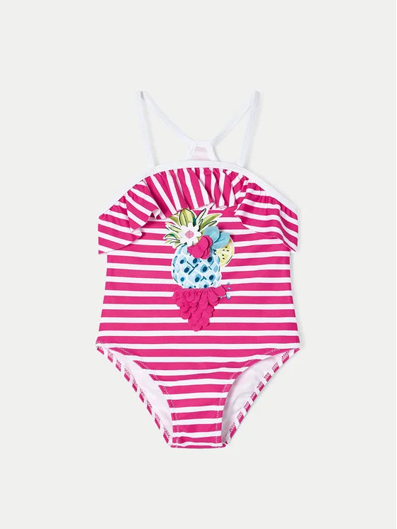 Traje de baño fucsia piña de Mayoral - Moda infantil europea