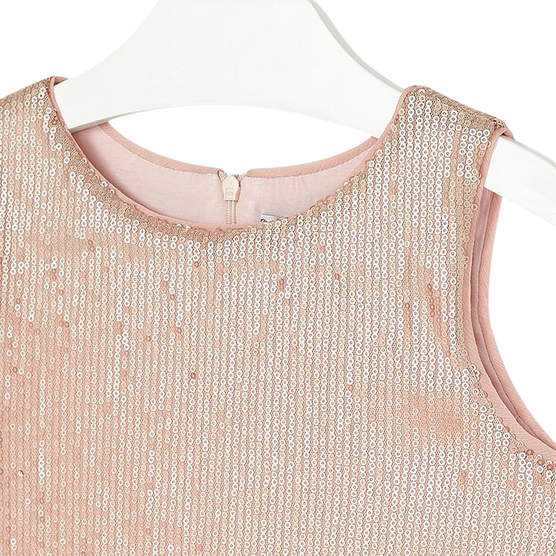 vestido lentejuelas rosa